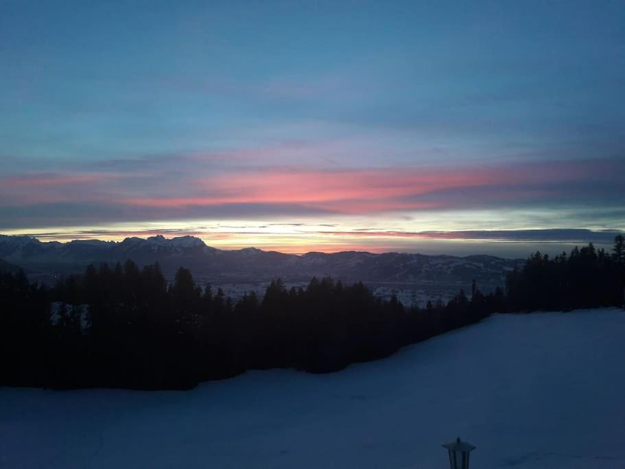 Grosszuegige Ferienwohnung Am Skigebiet Boedele Mit Rheintalblick Dornbirn Eksteriør billede