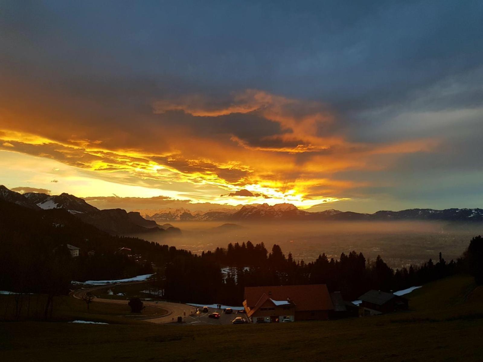 Grosszuegige Ferienwohnung Am Skigebiet Boedele Mit Rheintalblick Dornbirn Eksteriør billede